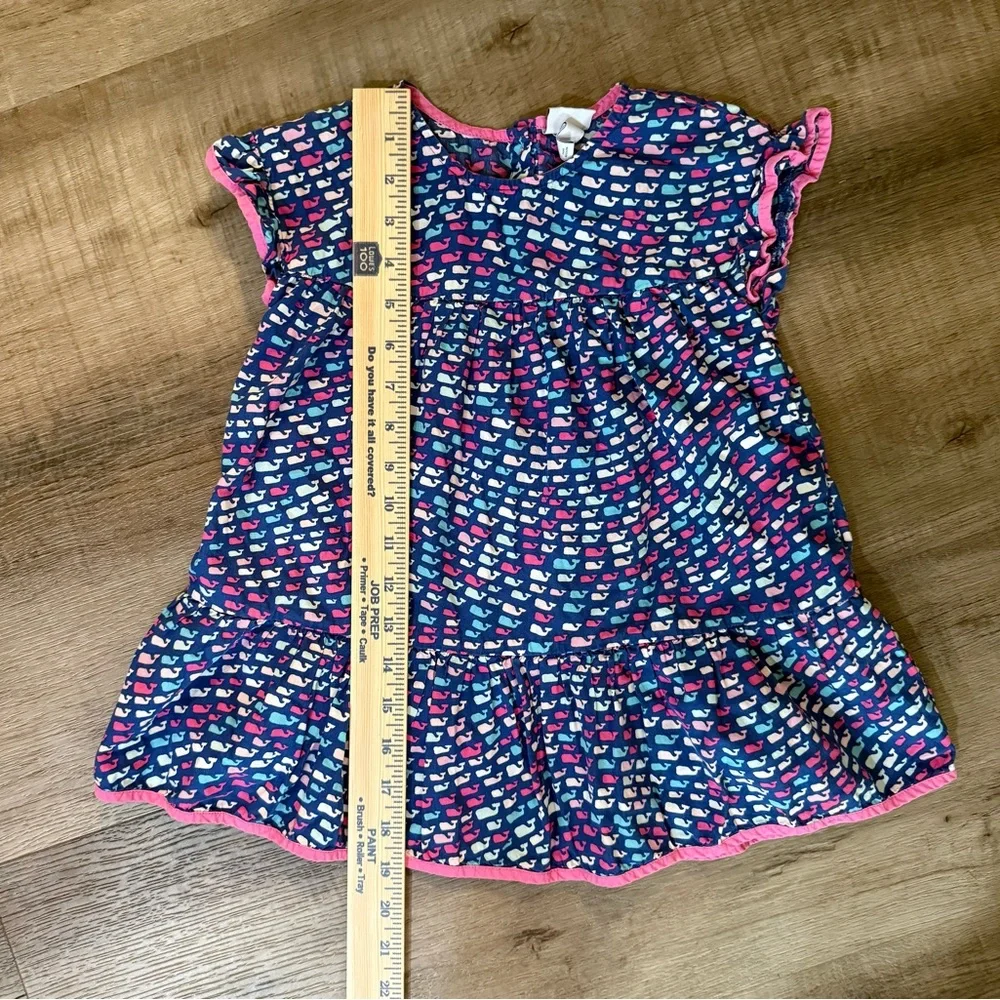 Vineyard Vines Whale 🐳 Pattern Dress Size 3T